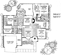 Floor Plan for New Home Construction, Cottam, Kingsville area